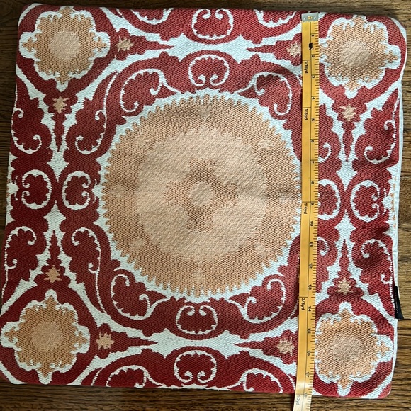 Tapestry-like square throw pillow cover - Picture 5 of 6